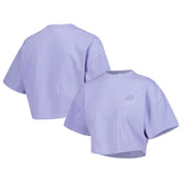 Phoenix Suns Lusso Women's Nola Faded Tonal Cropped T-Shirt Purple - NBA
