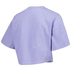 Phoenix Suns Lusso Women's Nola Faded Tonal Cropped T-Shirt Purple - NBA