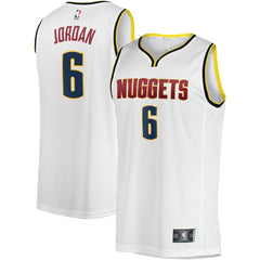 DeAndre Jordan Denver Nuggets Fast Break Player Jersey Association Editi- White - NBA