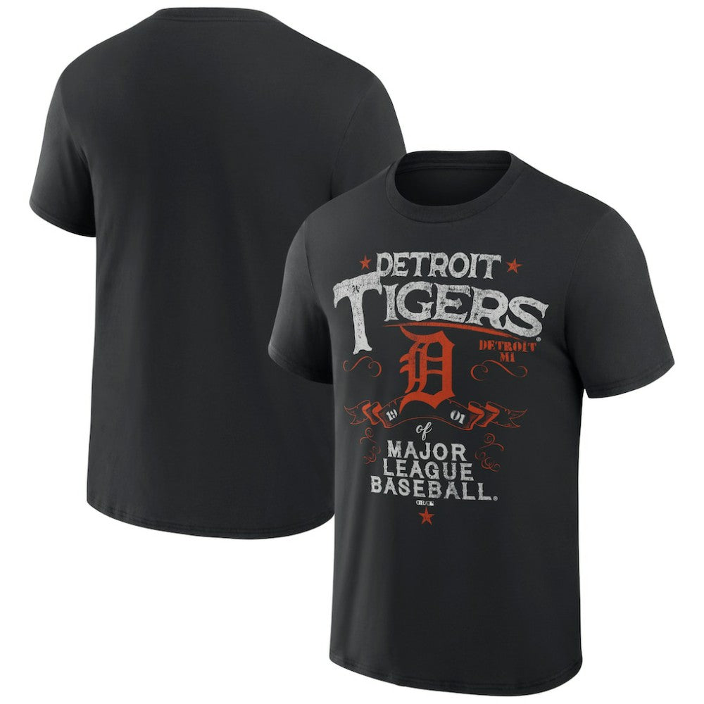 Detroit Tigers Darius Rucker Collection by Fanatics Beach Splatter T-Shirt - MLB