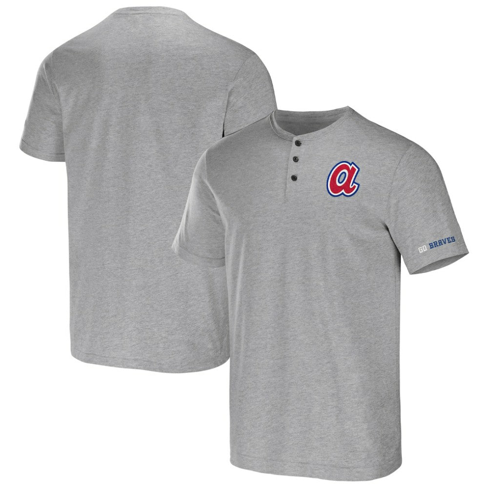 Atlanta Braves Darius Rucker Collection by Fanatics Henley T-Shirt - MLB