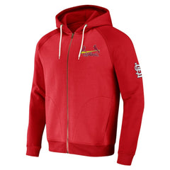 St. Louis Cardinals Darius Rucker Collection by Fanatics Raglan Full-Zip Hoodie - MLB