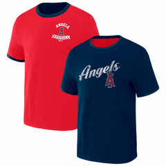 Los Angeles Angels Darius Rucker Collection by Fanatics Two-Way Ringer Reversible T-Shirt - MLB
