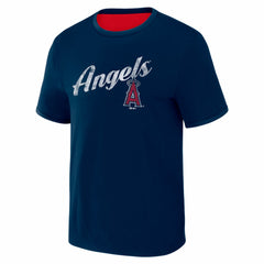 Los Angeles Angels Darius Rucker Collection by Fanatics Two-Way Ringer Reversible T-Shirt - MLB