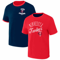 Minnesota Twins Darius Rucker Collection by Fanatics Two-Way Ringer Reversible T-Shirt - MLB