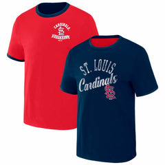 St. Louis Cardinals Darius Rucker Collection by Fanatics Two-Way Ringer Reversible T-Shirt - MLB