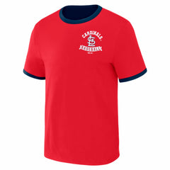 St. Louis Cardinals Darius Rucker Collection by Fanatics Two-Way Ringer Reversible T-Shirt - MLB