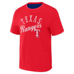 Texas Rangers Darius Rucker Collection by Fanatics Two-Way Ringer Reversible T-Shirt - MLB