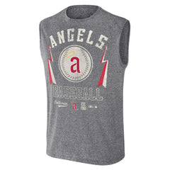 Los Angeles Angels Darius Rucker Collection by Fanatics Relaxed-Fit Muscle Tank Top - MLB