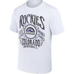 Colorado Rockies Darius Rucker Collection by Fanatics Distressed Rock T-Shirt - MLB