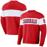 St. Louis Cardinals Darius Rucker Collection by Fanatics Stripe Pullover Sweatshirt - MLB