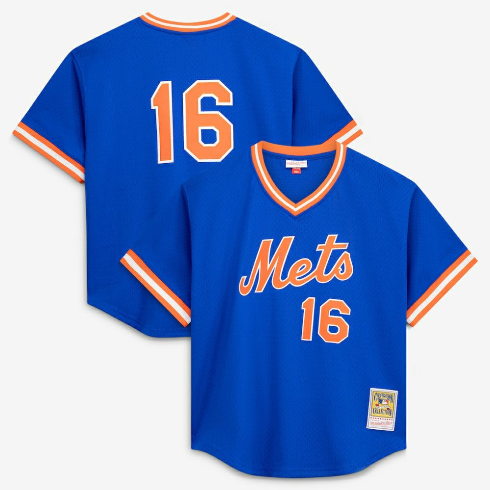 Dwight Gooden New York Mets Mitchell & Ness Authentic Batting Practice Jersey - MLB