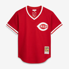 Johnny Bench Cincinnati Reds Mitchell & Ness Authentic Batting Practice Jersey - MLB