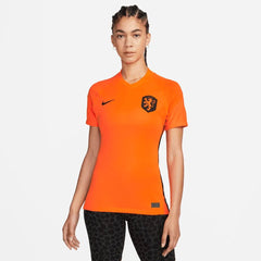 Netherlands Womens EC22 Home Soccer Jersey - Total Orange-Black | Nike