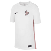 2022-23 France Away Youth Soccer Jersey White-Pink Glaze-Blue | Nike