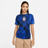 2022-23 USA Away Women 4 Star Soccer Jersey Bright Blue-White | Nike