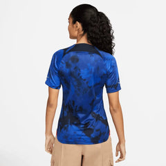 2022-23 USA Away Women 4 Star Soccer Jersey Bright Blue-White | Nike