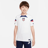2022-23 USA Home Youth Soccer Jersey White-Loyal Blue | Nike