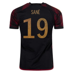 2022-23 Germany Away Soccer Jersey Black | Adidas