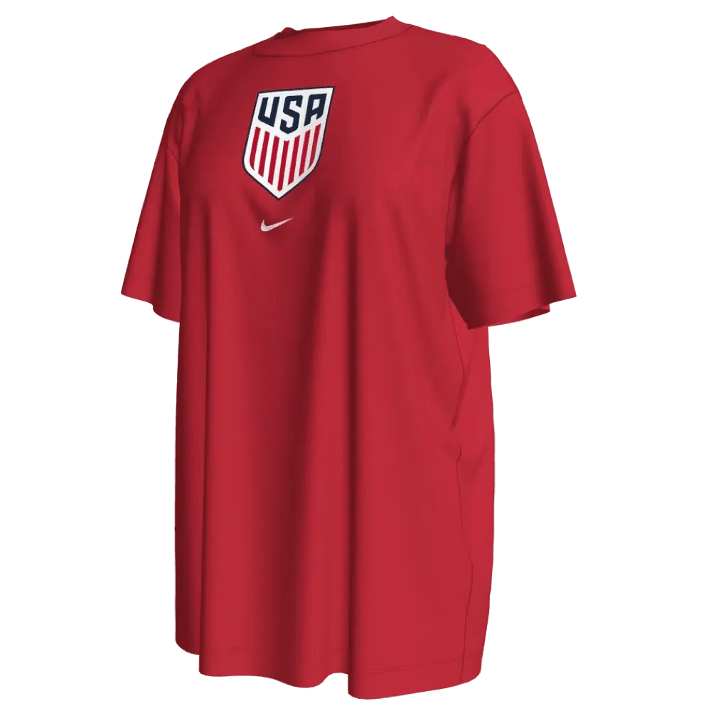 2022-23 USA Womens Crest WC22 Tee - Red | Nike