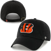 Cincinnati Bengals '47 Brand Cleanup Adjustable Hat Black | 47 brand