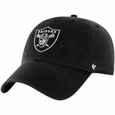 Las Vegas Raiders '47 Brand Cleanup Adjustable Hat Black | 47 brand