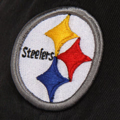 Pittsburgh Steelers '47 Brand Cleanup Adjustable Hat Black | 47 brand
