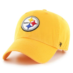 Pittsburgh Steelers '47 Brand Cleanup Adjustable Hat Gold | 47 brand