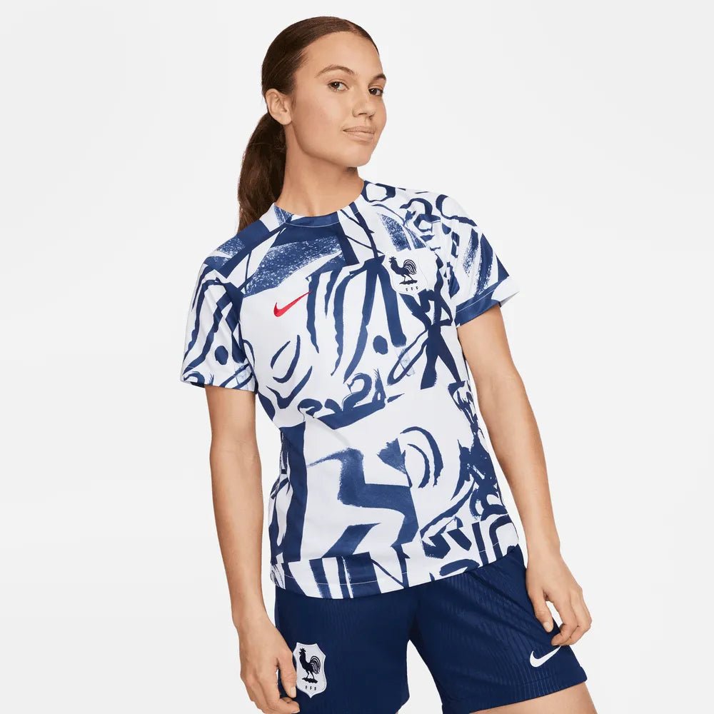 2023 France Womens Pre-Match Soccer Jersey | Nike
