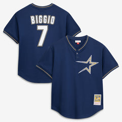 Craig Biggio Houston Astros Mitchell & Ness Authentic Batting Practice Jersey - MLB