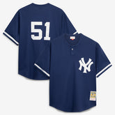 Bernie Williams New York Yankees Mitchell & Ness Authentic Batting Practice Jersey - MLB