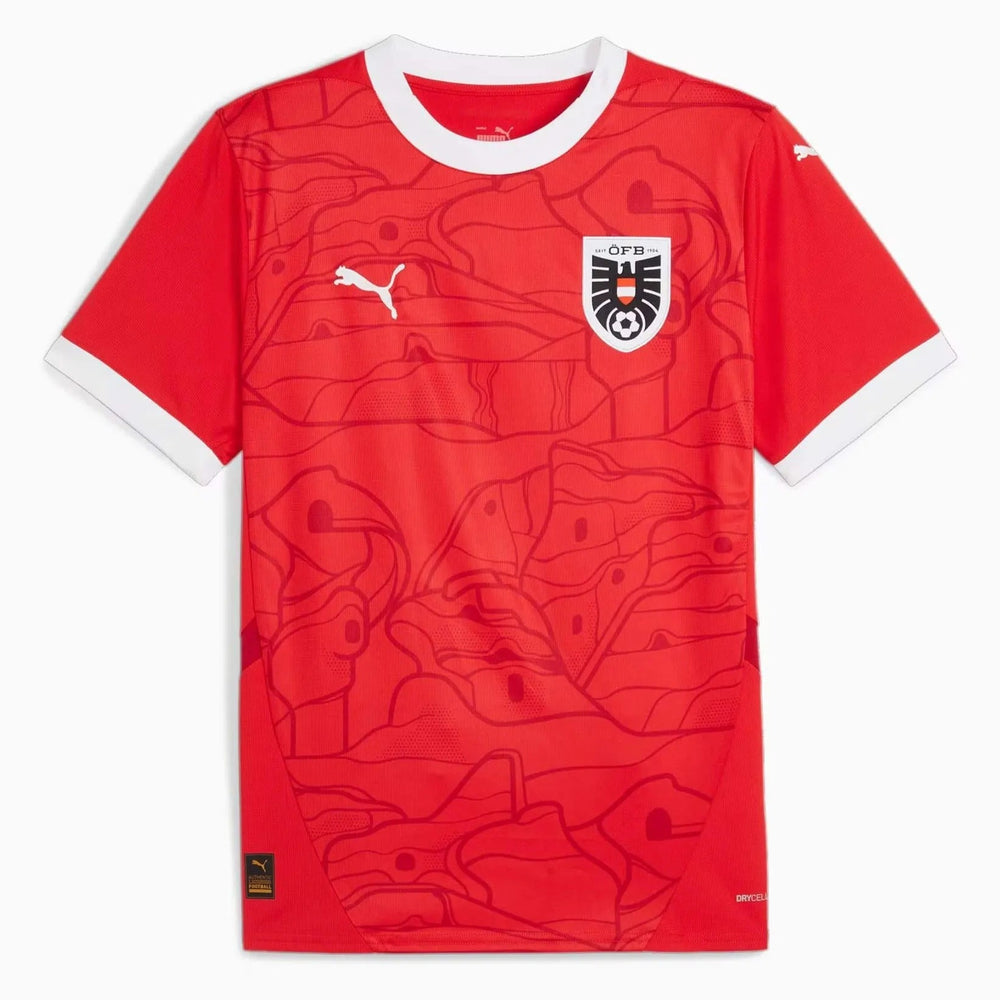 2024-25 Austria Mens Stadium Home Soccer Jersey | Puma