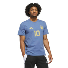 2026 Argentina Mens Messi Name And Number Tee | Adidas