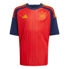 2026 Spain Youth Stadium Home Soccer Jersey | Adidas