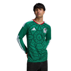 2026 Mexico Mens Stadium Home Long-Sleeve Soccer Jersey | Adidas
