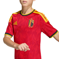 2026 Belgium Youth Stadium Home Soccer Jersey | Adidas