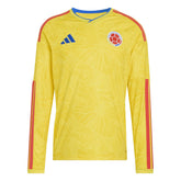 2026 Colombia Mens Stadium Home Long-Sleeve Soccer Jersey | Adidas