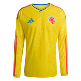 2026 Colombia Mens Authentic Home Long-Sleeve Soccer Jersey | Adidas