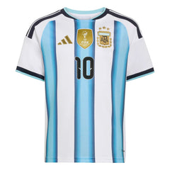 2026 Argentina Youth Stadium Home Messi #10 Soccer Jersey | Adidas