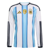 2026 Argentina Mens Stadium Home Long-Sleeve Soccer Jersey | Adidas