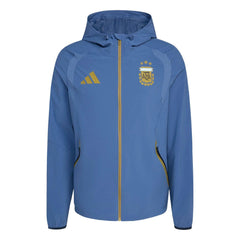 2026 Argentina Mens Tiro Travel Full Zip Windbreaker | Adidas