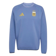 2026 Argentina Mens Tiro Travel Crewneck Sweatshirt | Adidas
