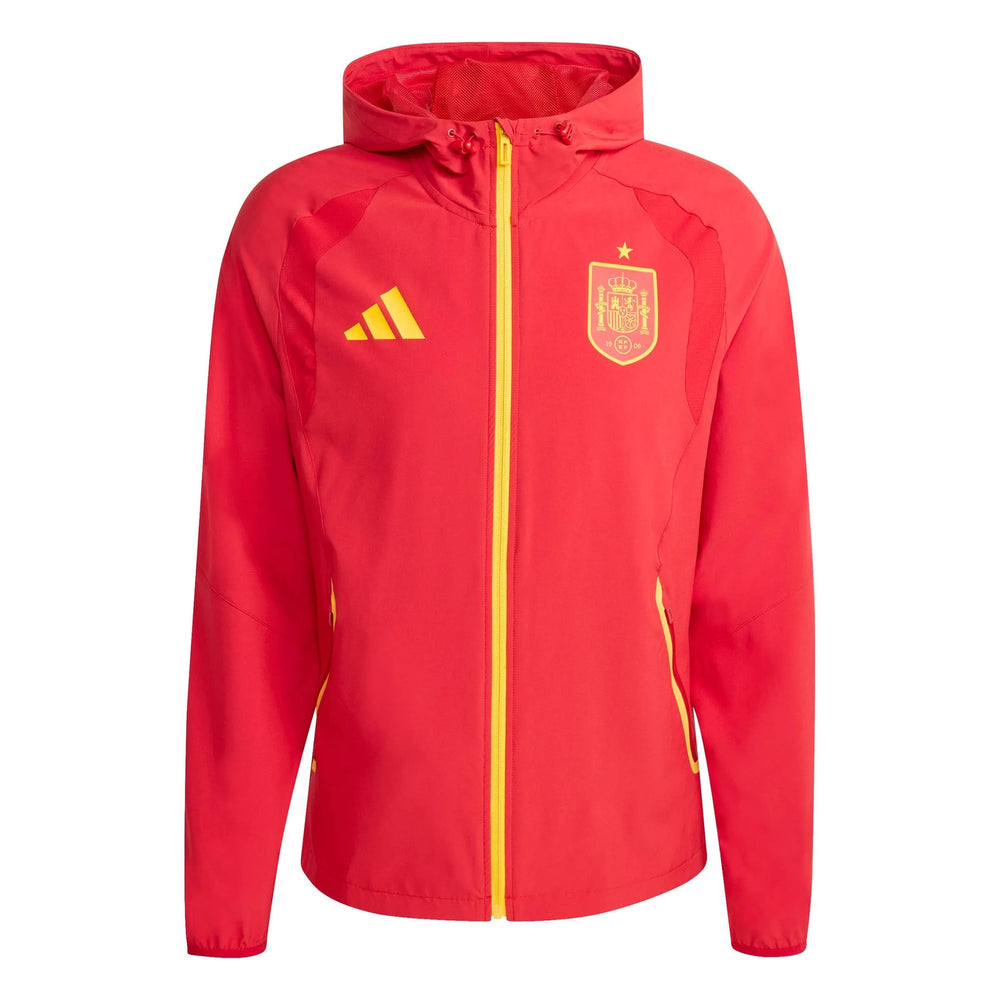 2026 Spain Mens Tiro Travel Full Zip Windbreaker | Adidas