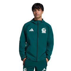 2026 Mexico Mens Tiro Travel Full Zip Windbreaker | Adidas