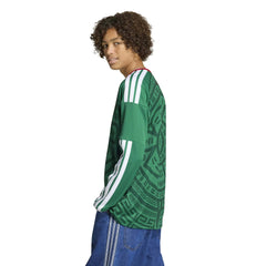 2026 Mexico Youth Stadium Home Long-Sleeve Soccer Jersey | Adidas