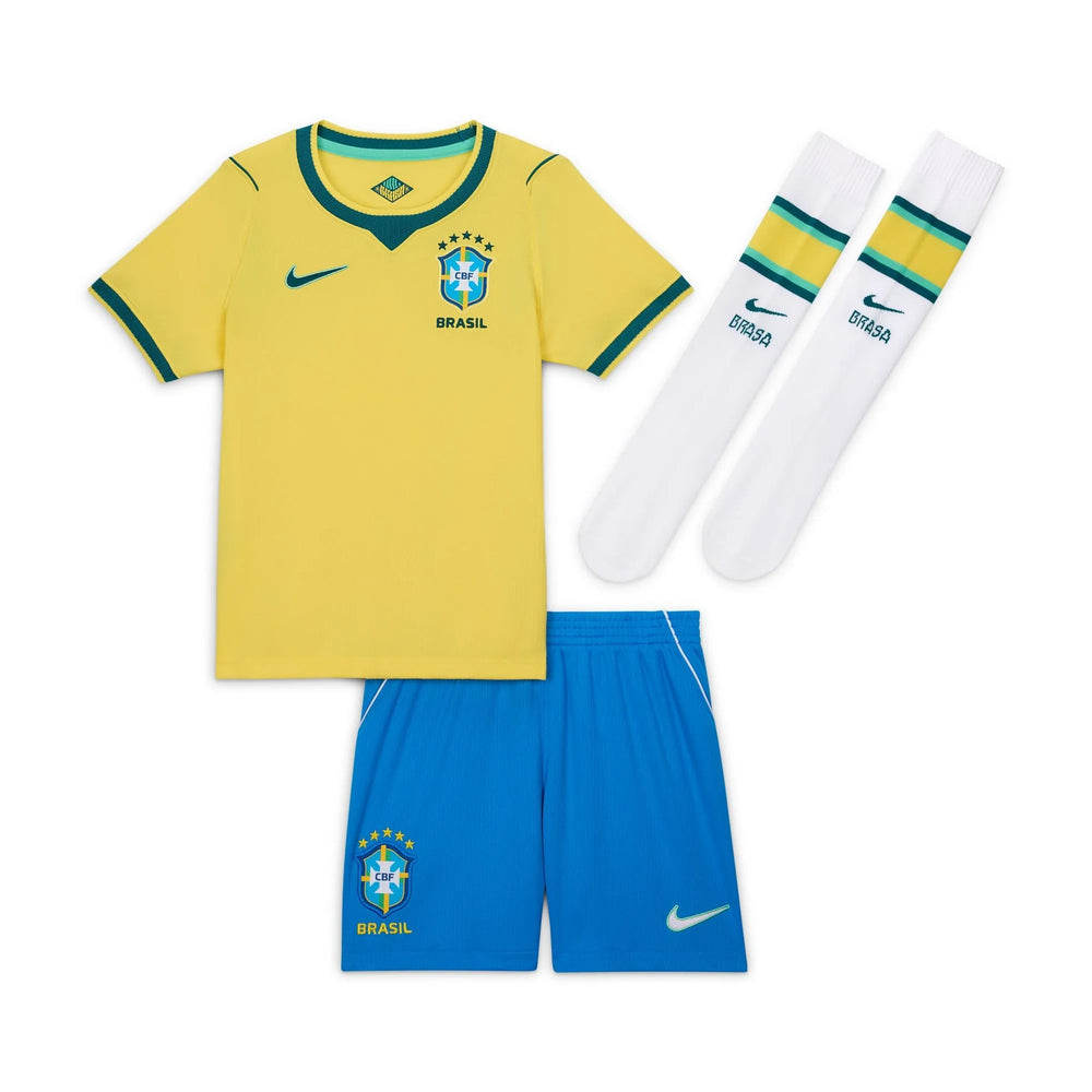 2026-27 Brazil Little Kids' Stadium Home Kit | Nike