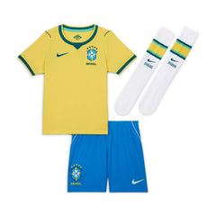 2026-27 Brazil Little Kids' Stadium Home Kit | Nike