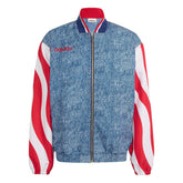 USA Mens Denim Graphic Track Top | Adidas