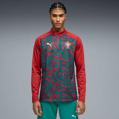 2026-27 Portugal Mens 1/4 Zip Pre-Match Top | Puma