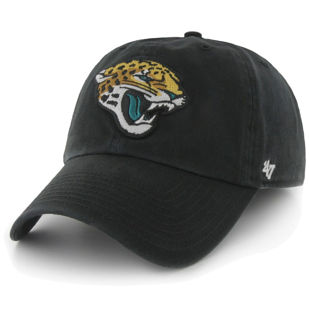 47 Brand Jacksonville Jaguars New Logo Clean-Up Adjustable Slouch Hat Black | 47 brand